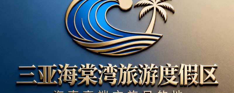 三亚海棠湾旅游度假区品牌Logo,海南高端文旅目的地标识